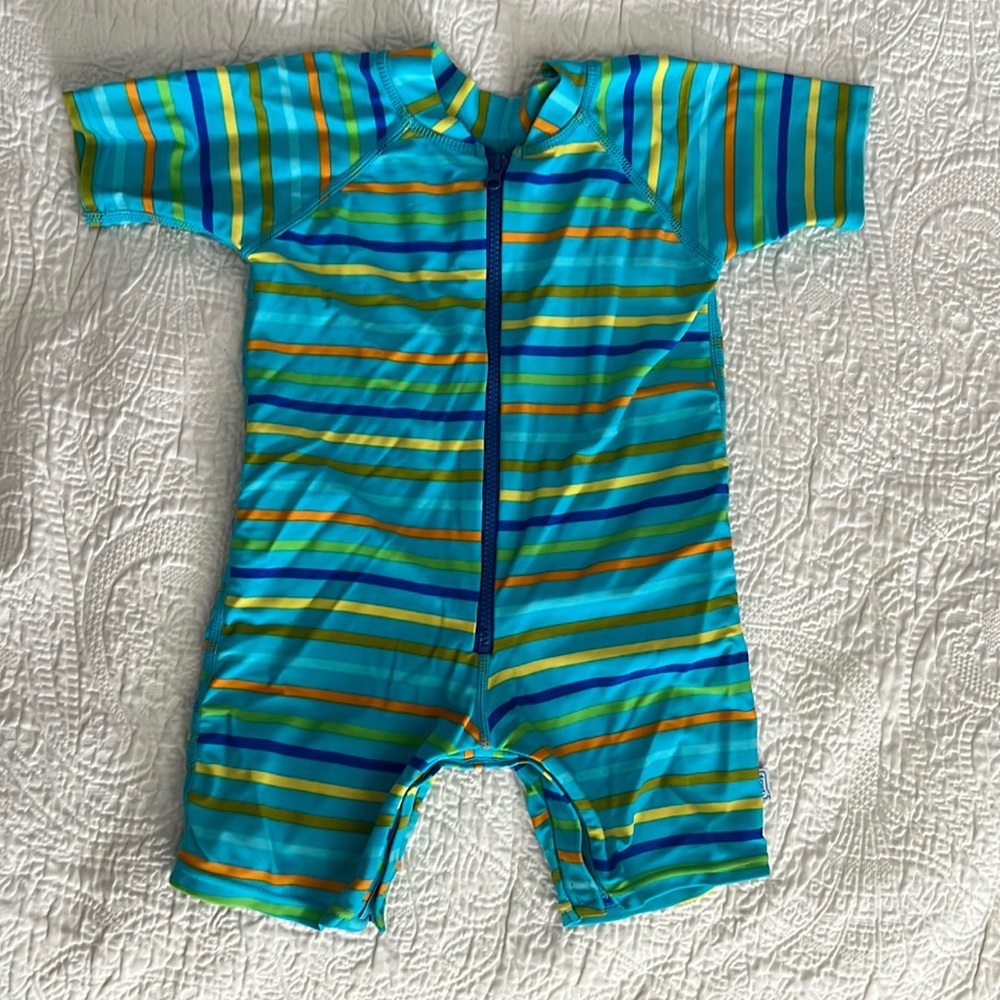 iPlay baby swimsuit. With 50 SPF, sized 3-6 months. 10-18lbs.